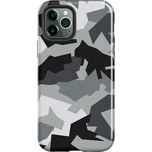 Urban Camouflage Black iPhone 12 Pro Impact Case