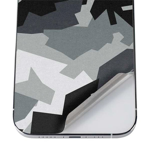 Urban Camouflage Black iPhone 12 Pro Max Skin