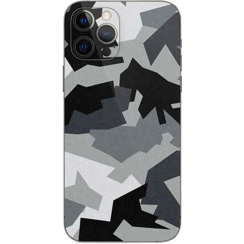 Urban Camouflage Black iPhone 12 Pro Skin