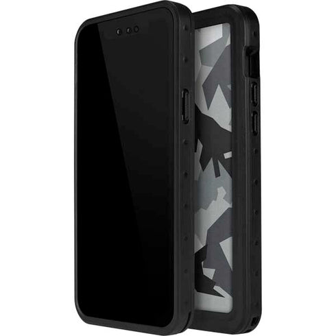 Urban Camouflage Black iPhone 12 Pro Waterproof Case