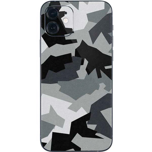 Urban Camouflage Black iPhone 12 Skin