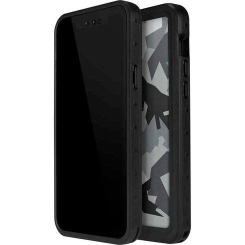 Urban Camouflage Black iPhone 13 Mini Waterproof Case