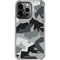 Urban Camouflage Black iPhone 13 Pro Clear Case