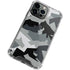 Urban Camouflage Black iPhone 13 Pro Clear Case