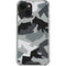 Urban Camouflage Black iPhone 14 Clear Case
