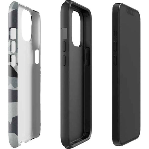 Urban Camouflage Black iPhone 15 Plus Impact Case