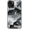 Urban Camouflage Black iPhone 14 Plus Clear Case