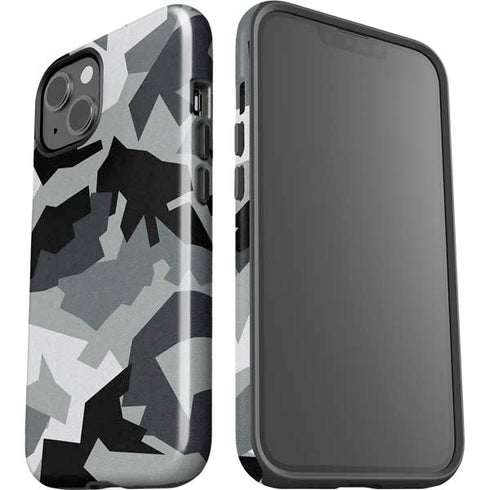 Urban Camouflage Black iPhone 15 Impact Case