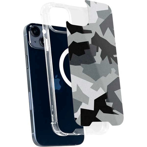 Urban Camouflage Black iPhone 15 Plus MagSafe Case