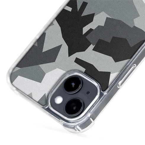 Urban Camouflage Black iPhone 15 Plus MagSafe Case