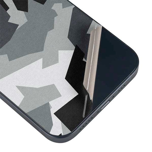 Urban Camouflage Black iPhone 15 Plus Skin