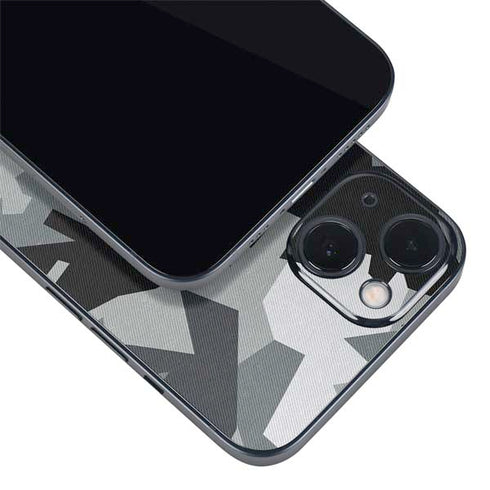 Urban Camouflage Black iPhone 15 Plus Skin