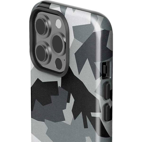 Urban Camouflage Black iPhone 14 Pro Impact Case