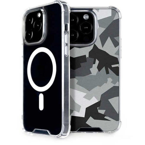 Urban Camouflage Black iPhone 14 Pro MagSafe Case