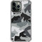 Urban Camouflage Black iPhone 14 Pro Max Clear Case