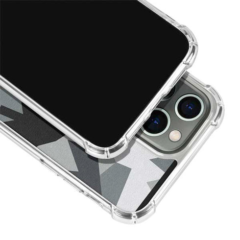 Urban Camouflage Black iPhone 15 Pro Max Clear Case