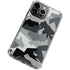 Urban Camouflage Black iPhone 15 Pro Max Clear Case