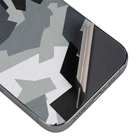 Urban Camouflage Black iPhone 14 Pro Max Skin