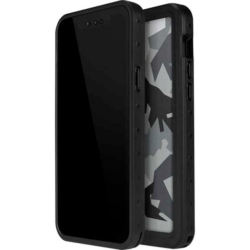 Urban Camouflage Black iPhone 14 Pro Max Waterproof Case