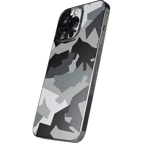 Urban Camouflage Black iPhone 14 Pro Skin