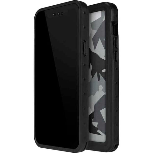 Urban Camouflage Black iPhone 14 Pro Waterproof Case