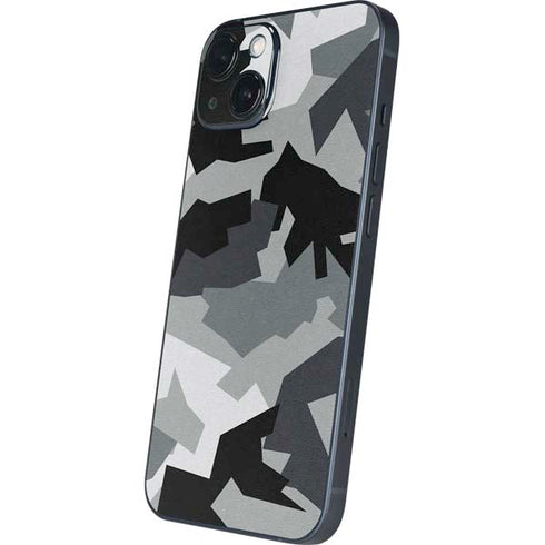 Urban Camouflage Black iPhone 14 Skin