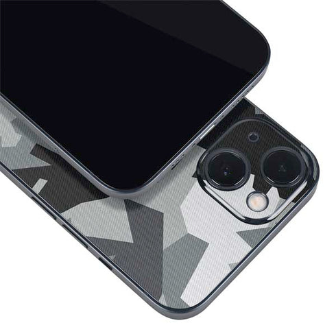 Urban Camouflage Black iPhone 14 Skin