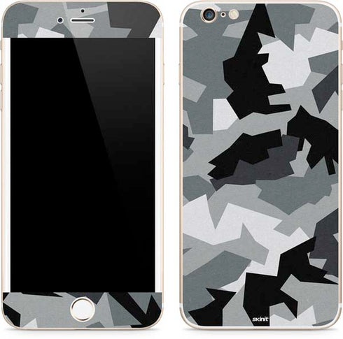 Urban Camouflage Black iPhone 6/6s Plus Skin