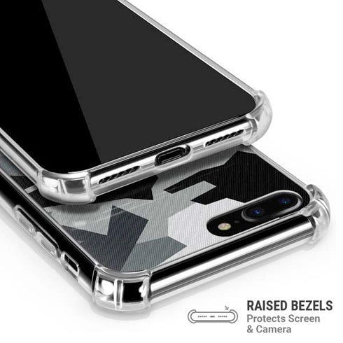 Urban Camouflage Black iPhone 7/8 Plus Clear Case