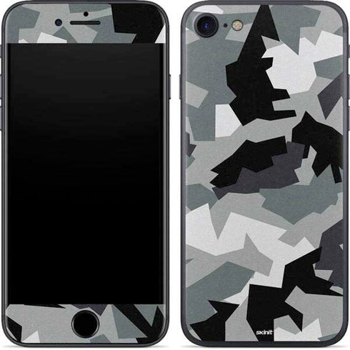 Urban Camouflage Black iPhone 7 Skin
