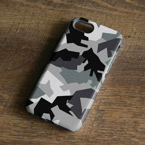 Urban Camouflage Black iPhone 8 Pro Case