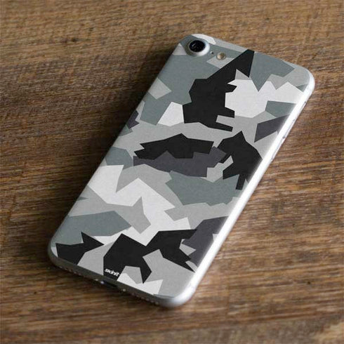 Urban Camouflage Black iPhone 8 Skin