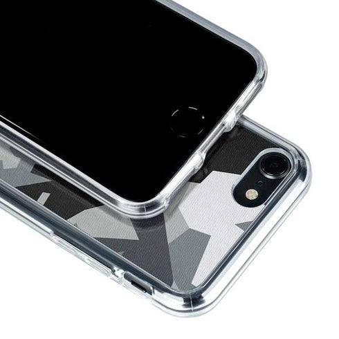 Urban Camouflage Black iPhone SE (2nd & 3rd Gen) Clear Case