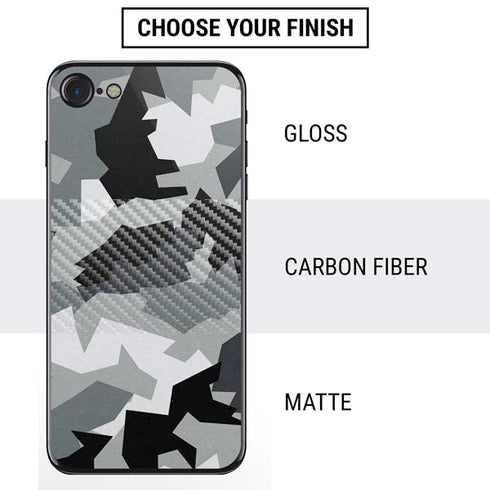 Urban Camouflage Black iPhone SE (2nd & 3rd Gen) Skin
