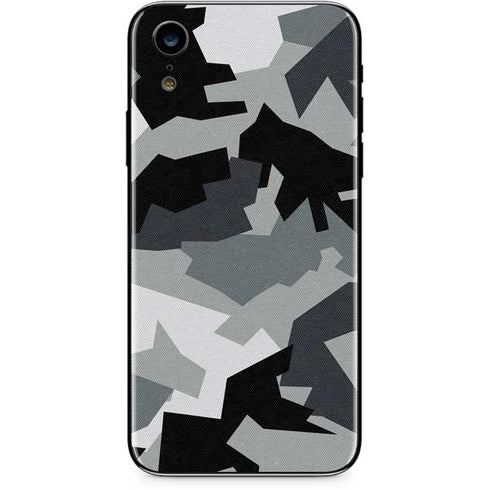 Urban Camouflage Black iPhone XR Skin
