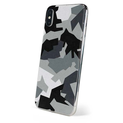 Urban Camouflage Black iPhone XS Skin