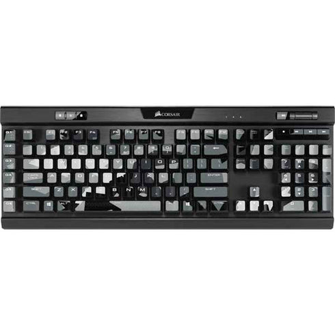 Urban Camouflage Black K95 RGB PLATINUM Mechanical Gaming Keyboard Skin