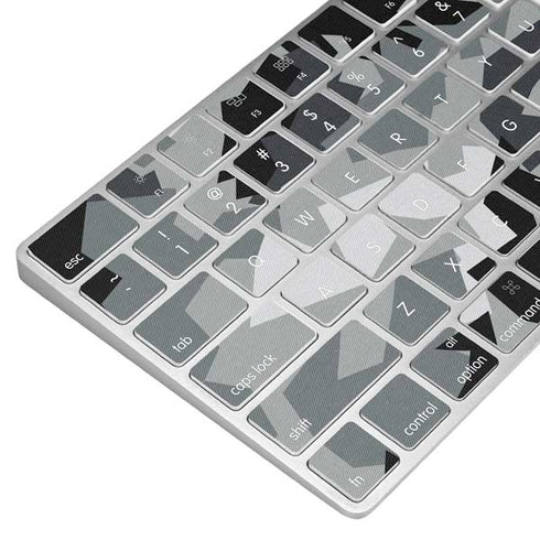 Urban Camouflage Black Magic Keyboard Skin