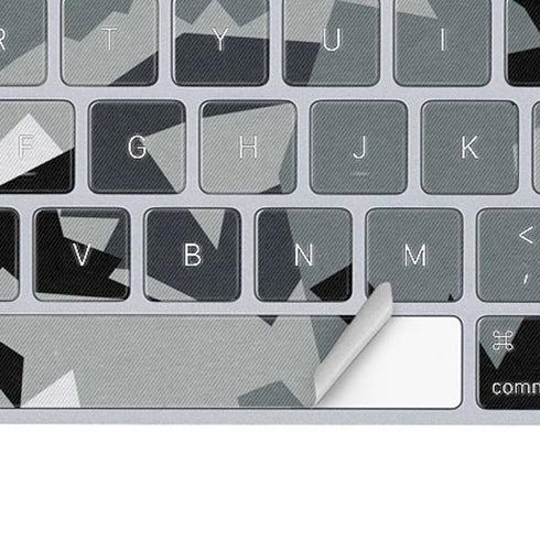 Urban Camouflage Black Magic Keyboard Skin