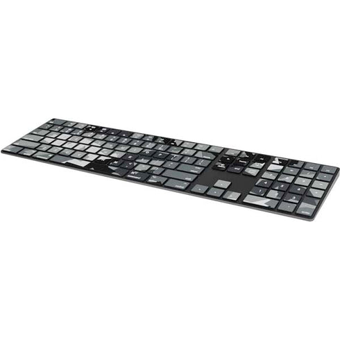 Urban Camouflage Black Magic Keyboard with Numeric Keypad Skin