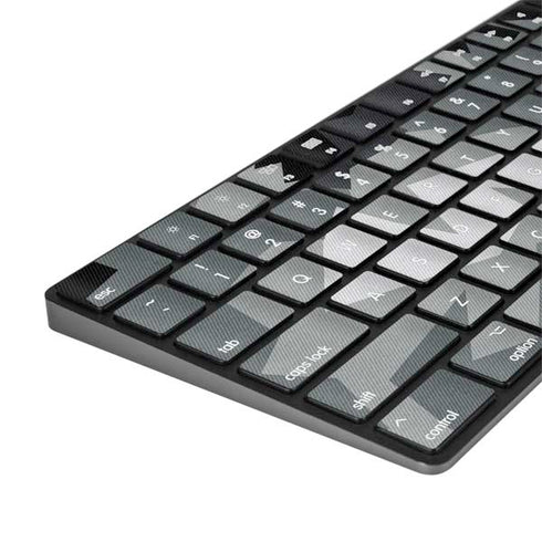 Urban Camouflage Black Magic Keyboard with Numeric Keypad Skin