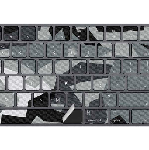 Urban Camouflage Black Magic Keyboard with Numeric Keypad Skin