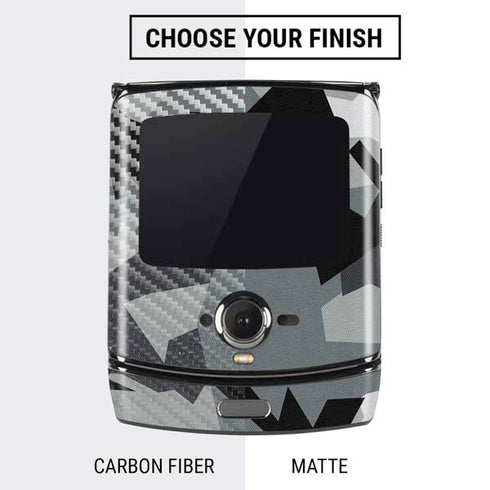 Urban Camouflage Black Motorola RAZR Skin