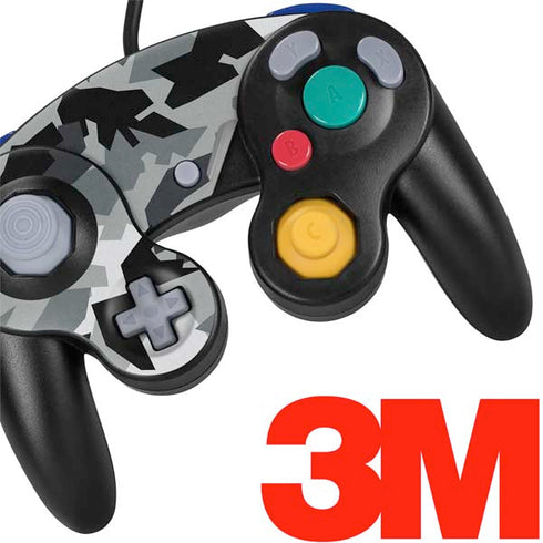 Urban Camouflage Black Nintendo GameCube Controller Skin