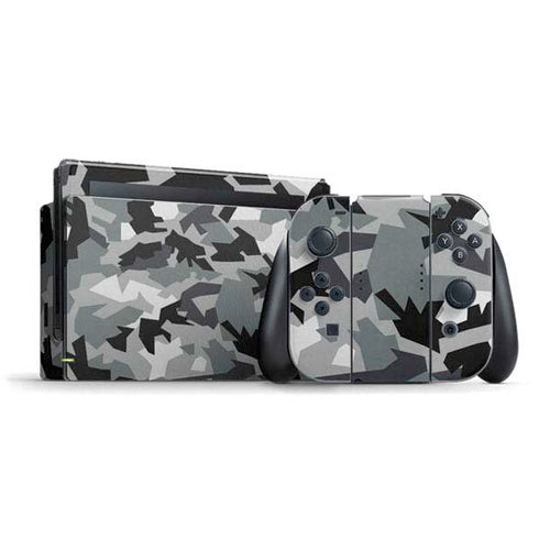 Urban Camouflage Black Nintendo Switch Bundle Skin