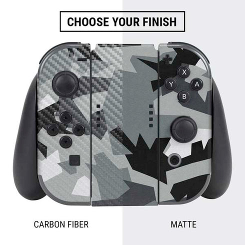 Urban Camouflage Black Nintendo Switch Bundle Skin