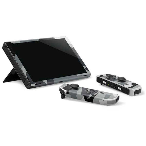 Urban Camouflage Black Nintendo Switch OLED (2021) Skin