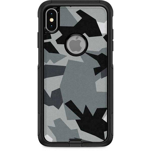 Urban Camouflage Black Otterbox Commuter iPhone Skin