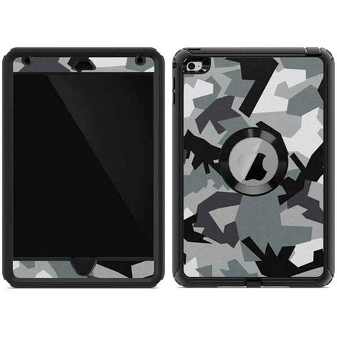 Urban Camouflage Black Otterbox Defender iPad Skin