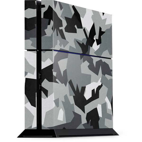 Urban Camouflage Black PS4 Console Skin